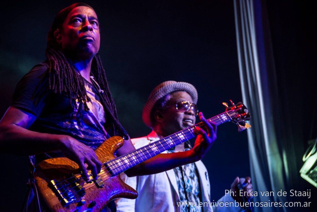 Doug Wimbish junto a Corey Glover, Living Colour en Buenos Aires, 2018